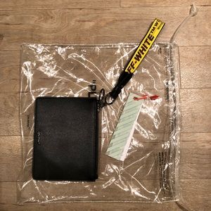 Off-White Double Flat Clutch Bag